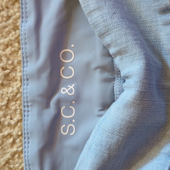 S.C & Co. Light Wash Denim Jean Skort Skirt with Stretchy Shorts Under Size XXL - Picture 2 of 6